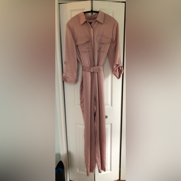 INC International Concepts Pink Jumpsuit - Picture 1 of 11